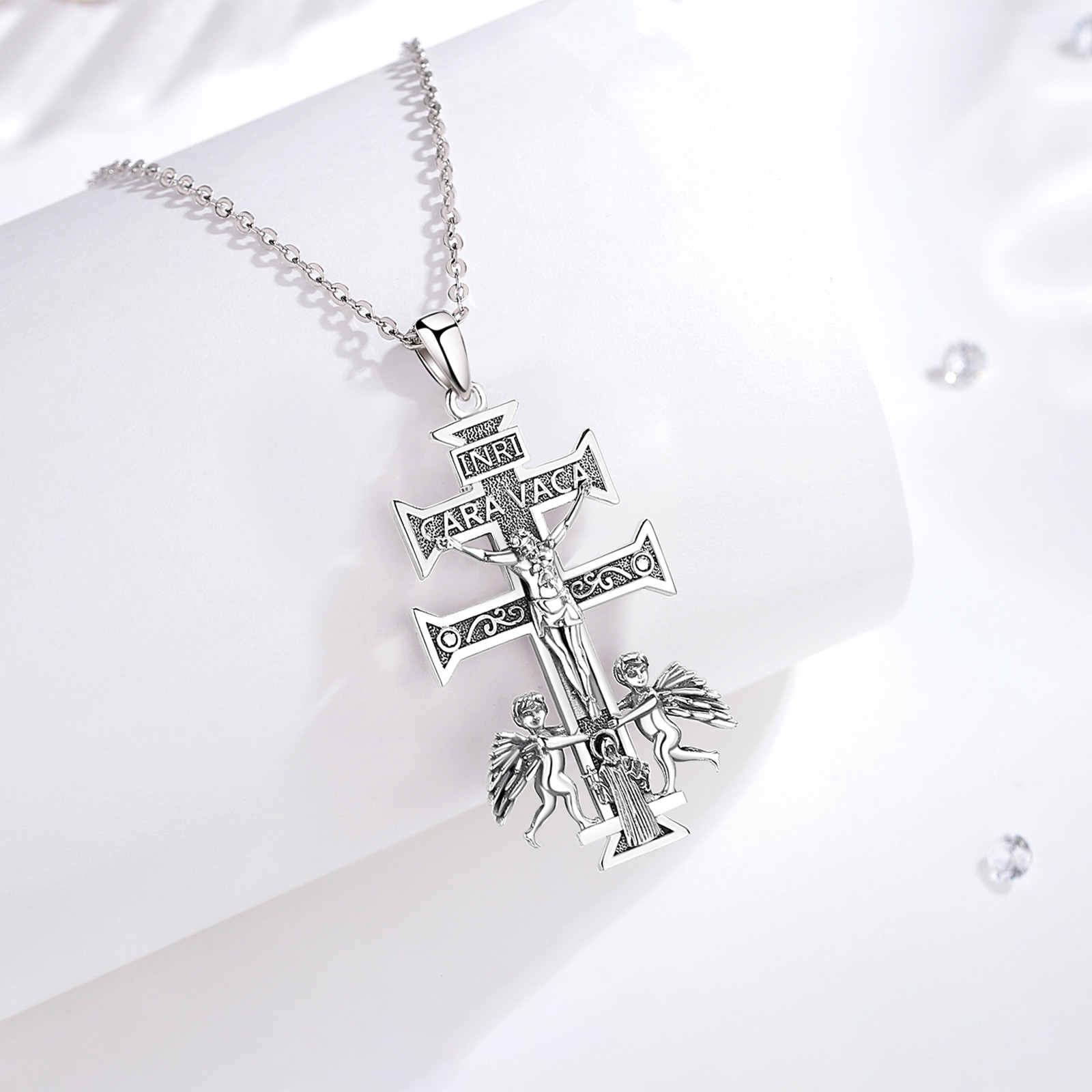 Eudora 925สเตอร์ลิงคาราวาก้าคร - 925 Sterling Silver Chain Necklace Men บทวิจารณ์และราคา