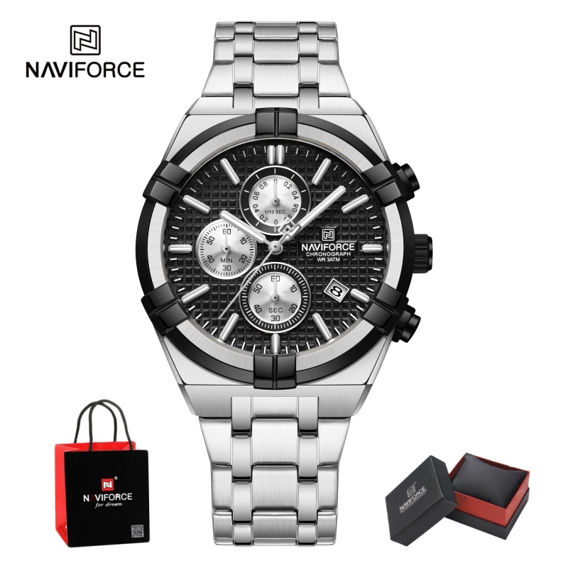นาวิฟอร์ซ นาฬิกาควอตซ์โครโนกรา - Watch Accessories บทวิจารณ์และราคา
