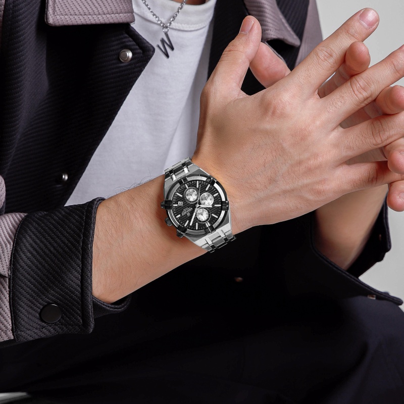 นาวิฟอร์ซ นาฬิกาควอตซ์โครโนกรา - Watch Accessories บทวิจารณ์และราคา