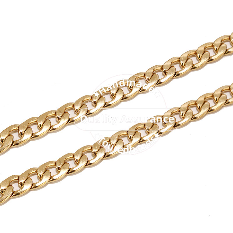 1M Gold Tone 12มม.กว้างHeavy M - Cuban Link Chain 12Mm บทวิจารณ์และราคา