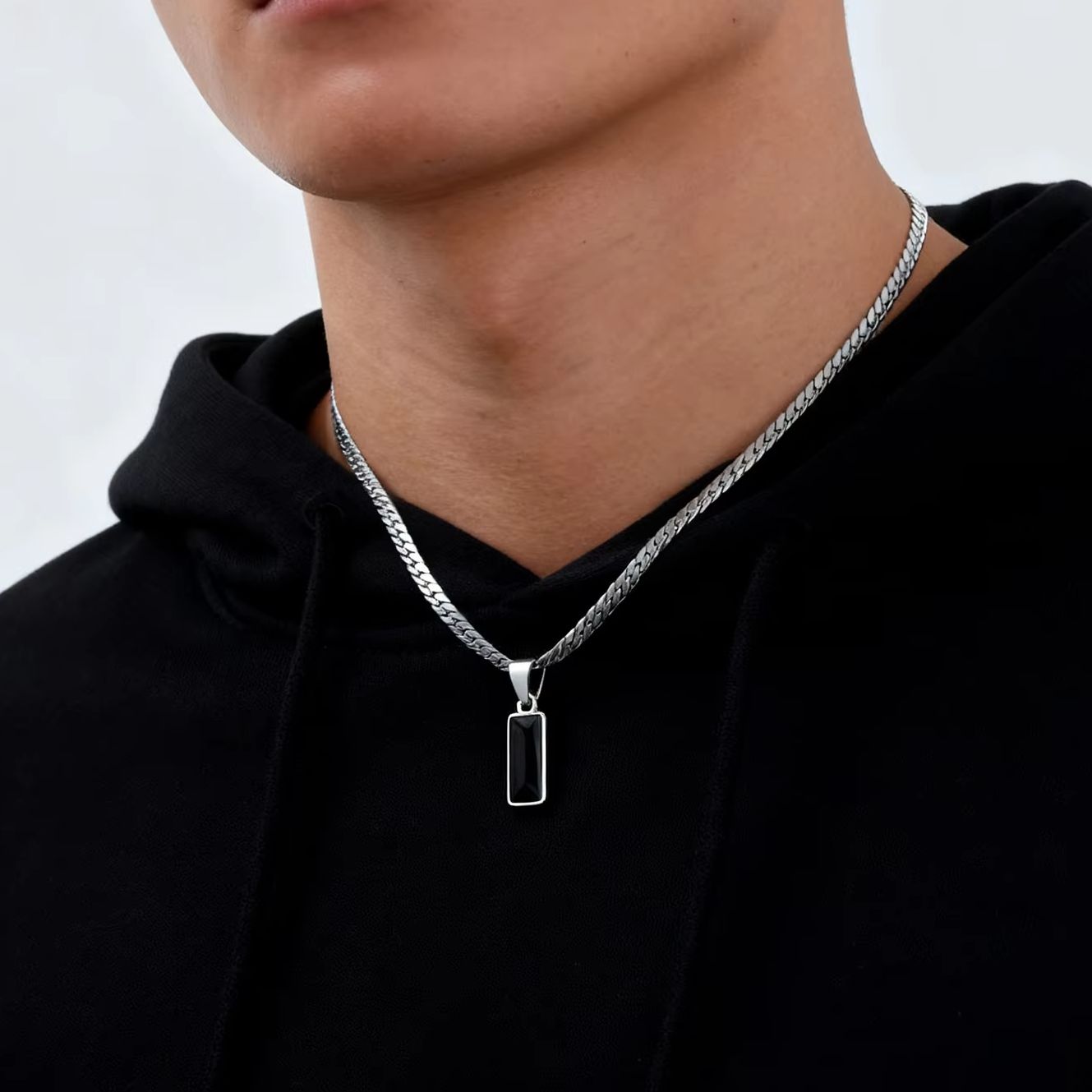 Stylish Mens เรขาคณิตสร้อยคอจี - Cuban Link Chain 12Mm บทวิจารณ์และราคา