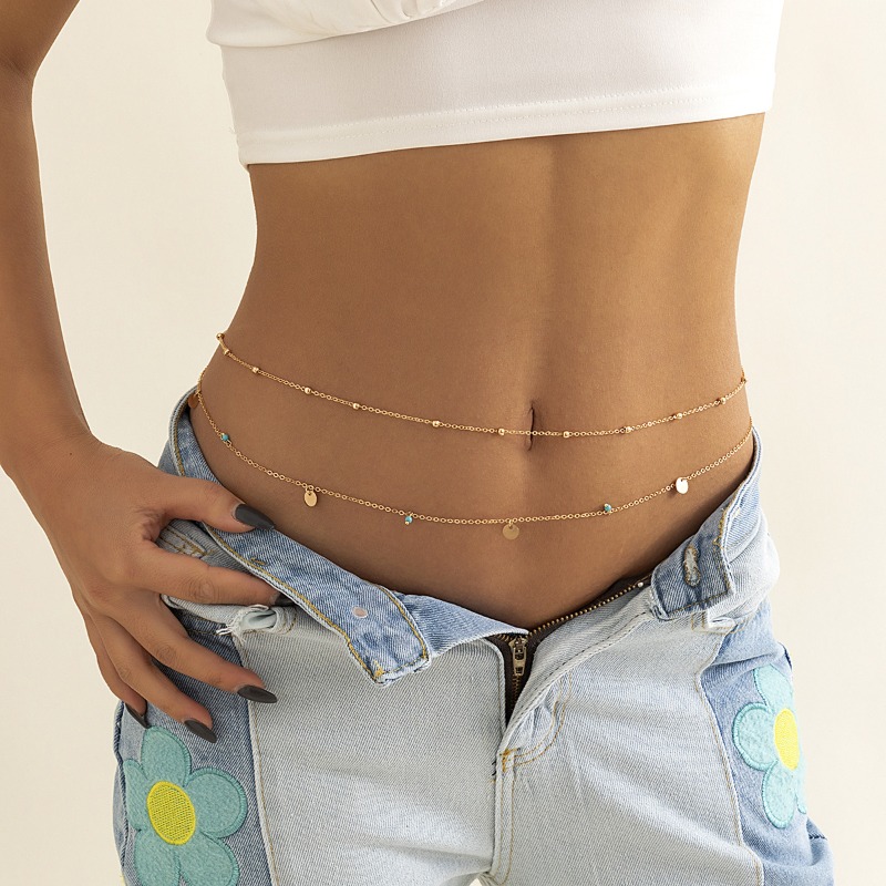 สร้อยโซ่คาดเอวแบบเลเยอร์สำหรับ - Body Jewelry บทวิจารณ์และราคา